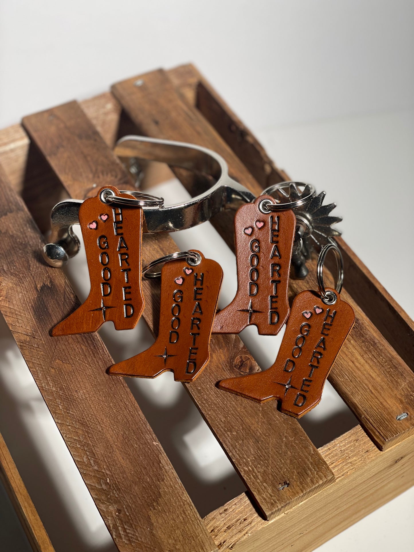 Good Hearted Boot Key Fob