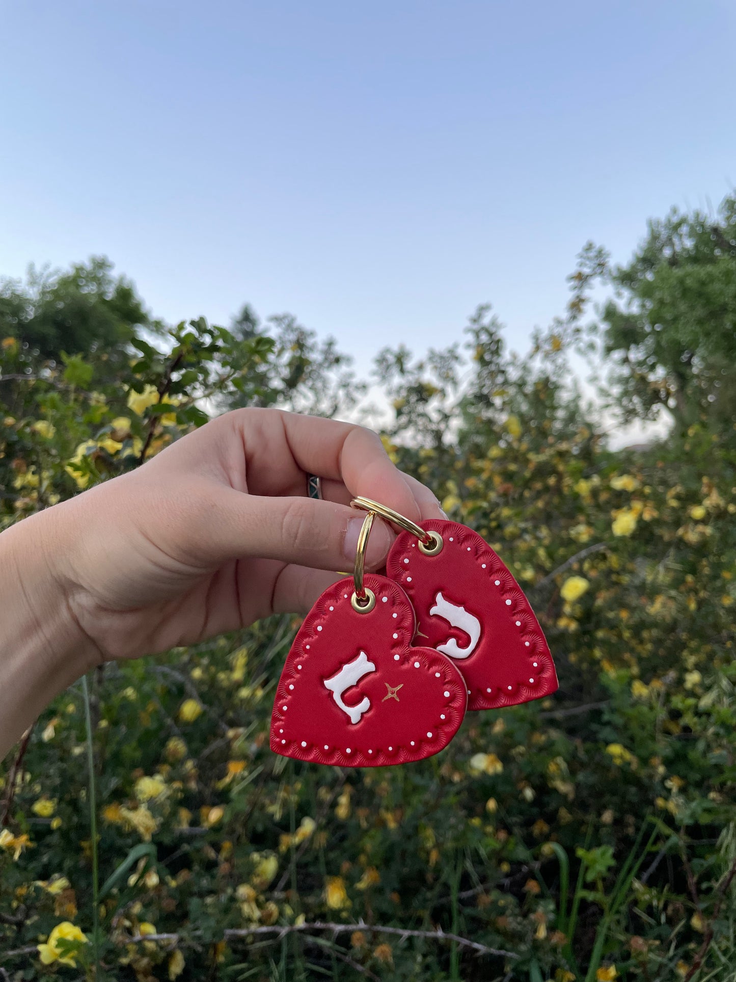 Made for You- Beloved Initial Heart Fob
