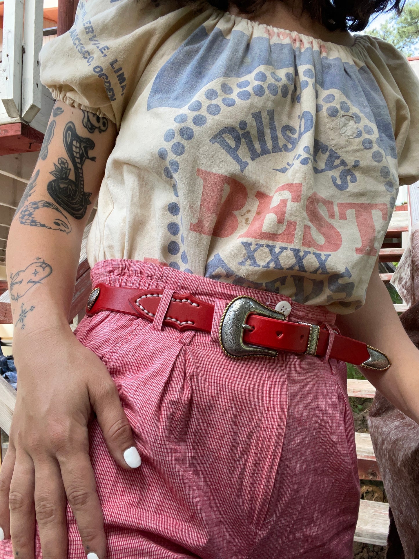 The Honeymooner Hand Carved Belt