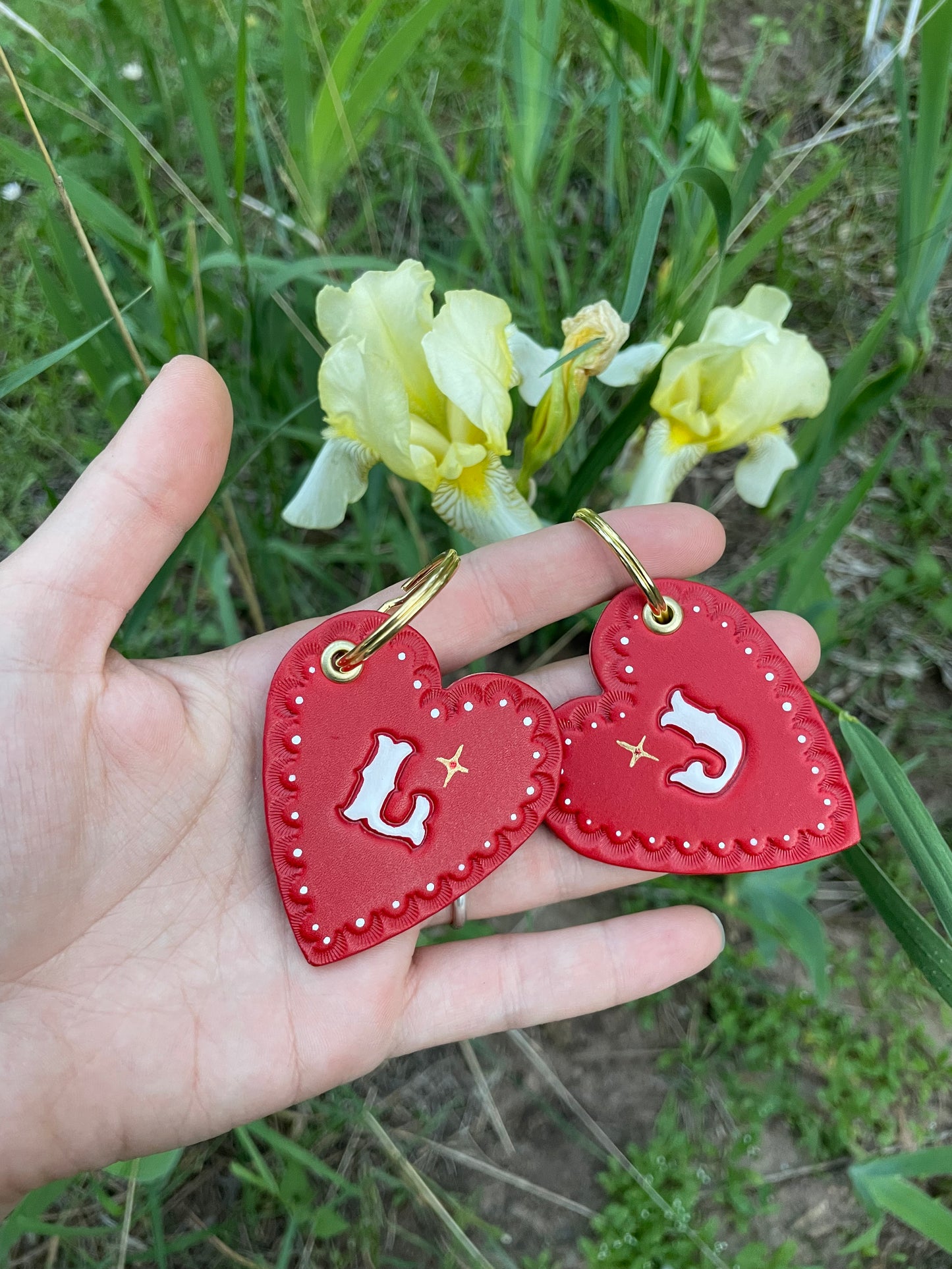 Made for You- Beloved Initial Heart Fob