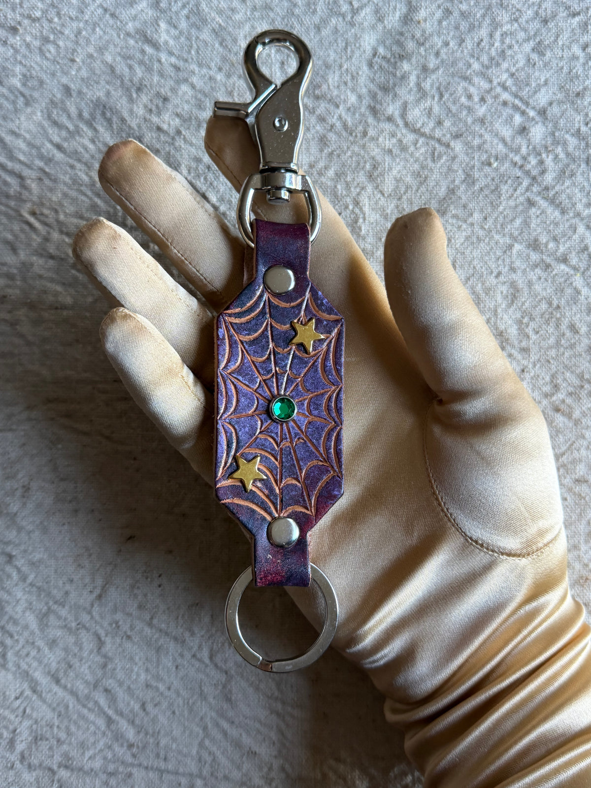 Webbed keychain