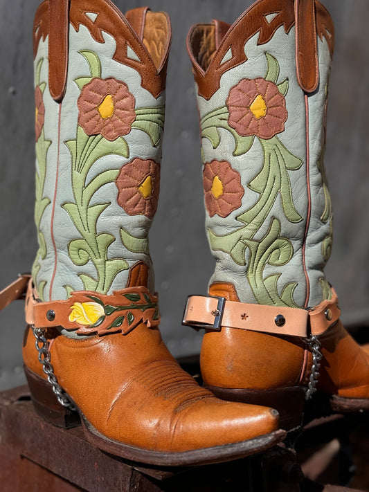 Country Rose Boot Straps