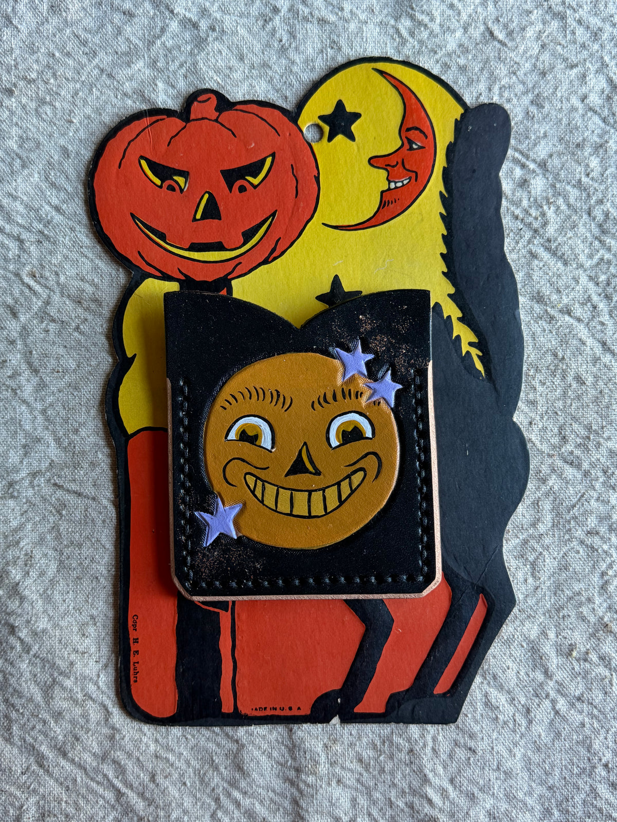 Moon guy Card Holder