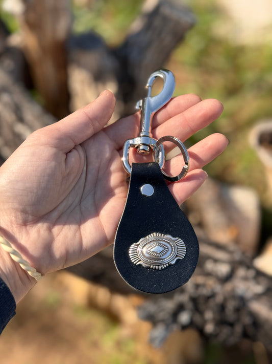 Concho Key Fob with Large Clip