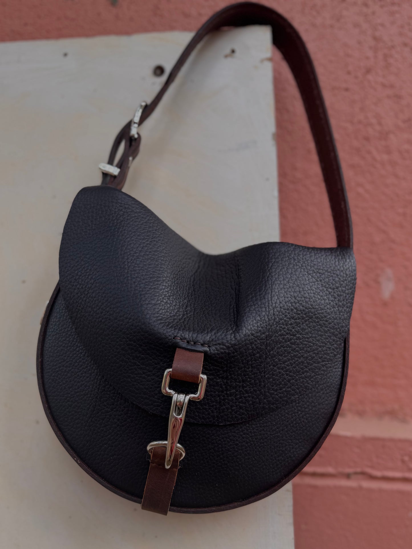 One of a Kind Cowgirl Ophelia with hand stamped strap