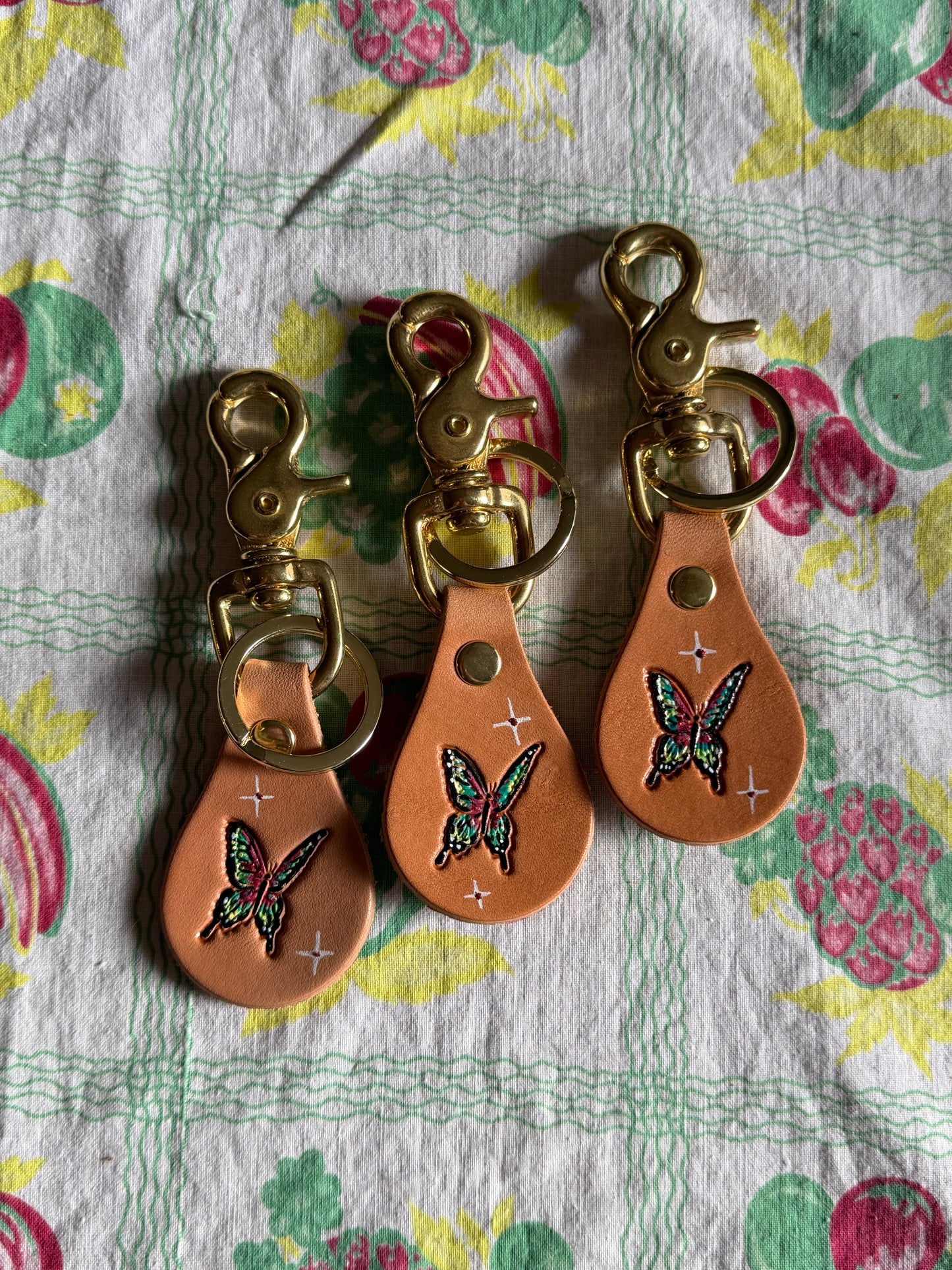 Love is like a Butterfly Mini key fob