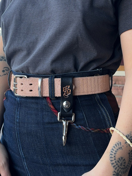 Made for You- Old English Belt Loop Keychain