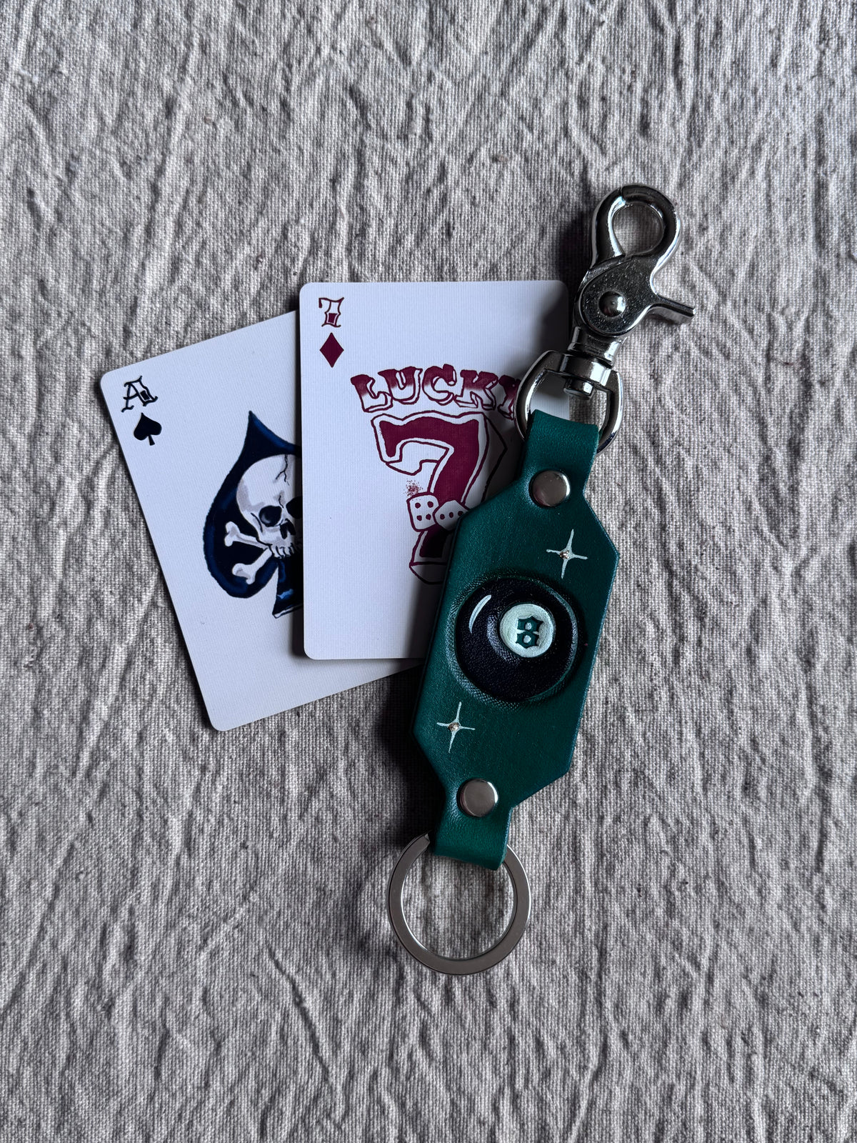 Figure Eight Key Chain 8 Ball Key Chain – Sterling Trading Co
