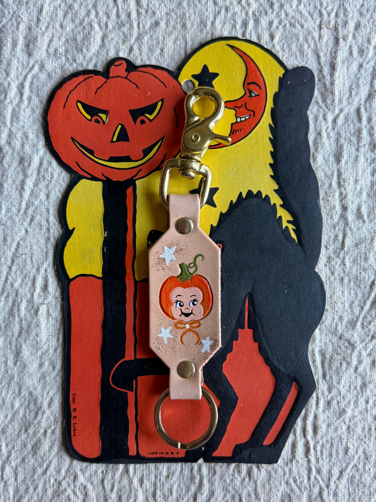 Lil punkin’ keychain