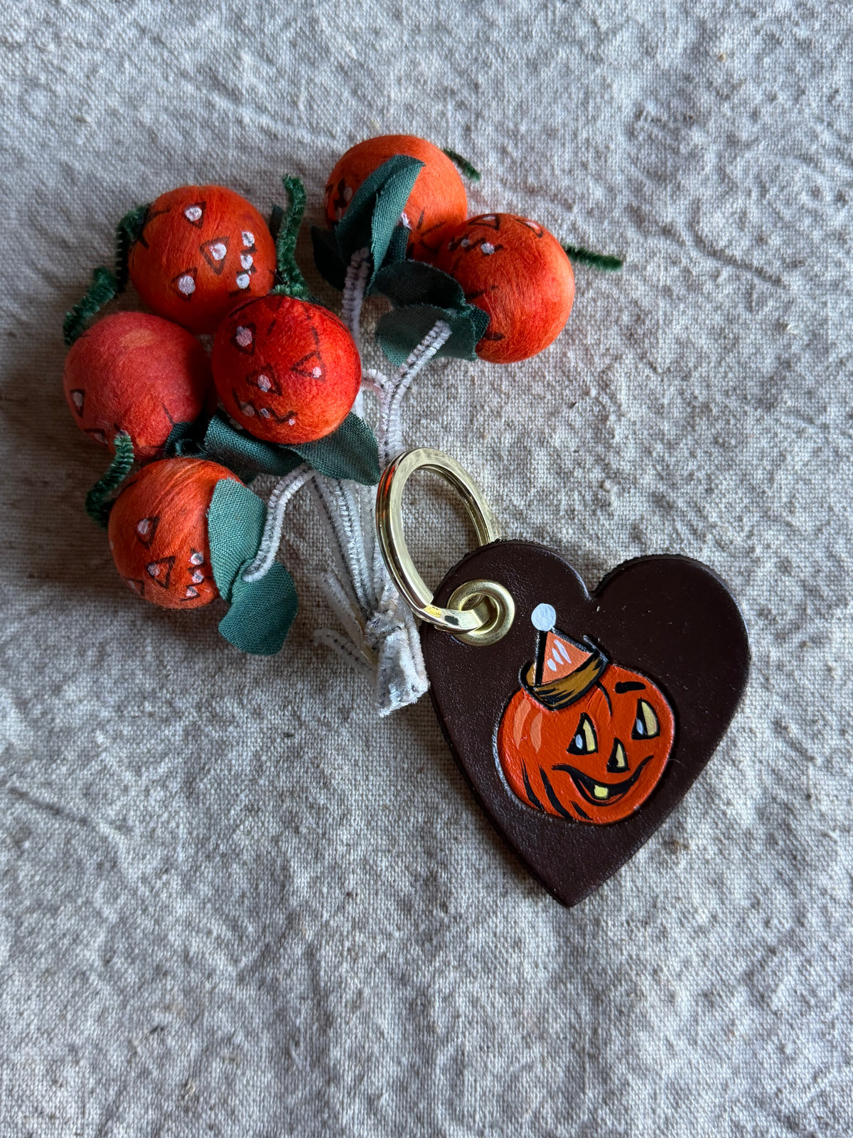 Happy Jac Heart Fob