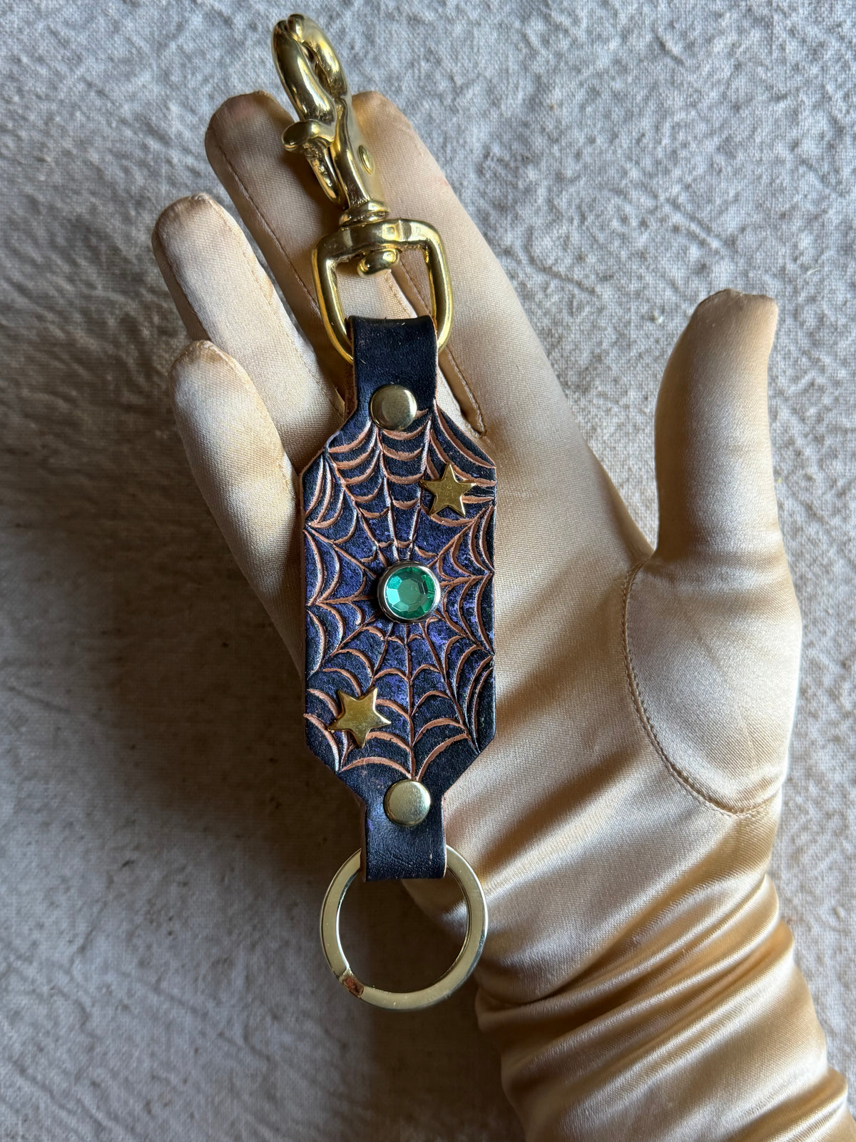Webbed keychain