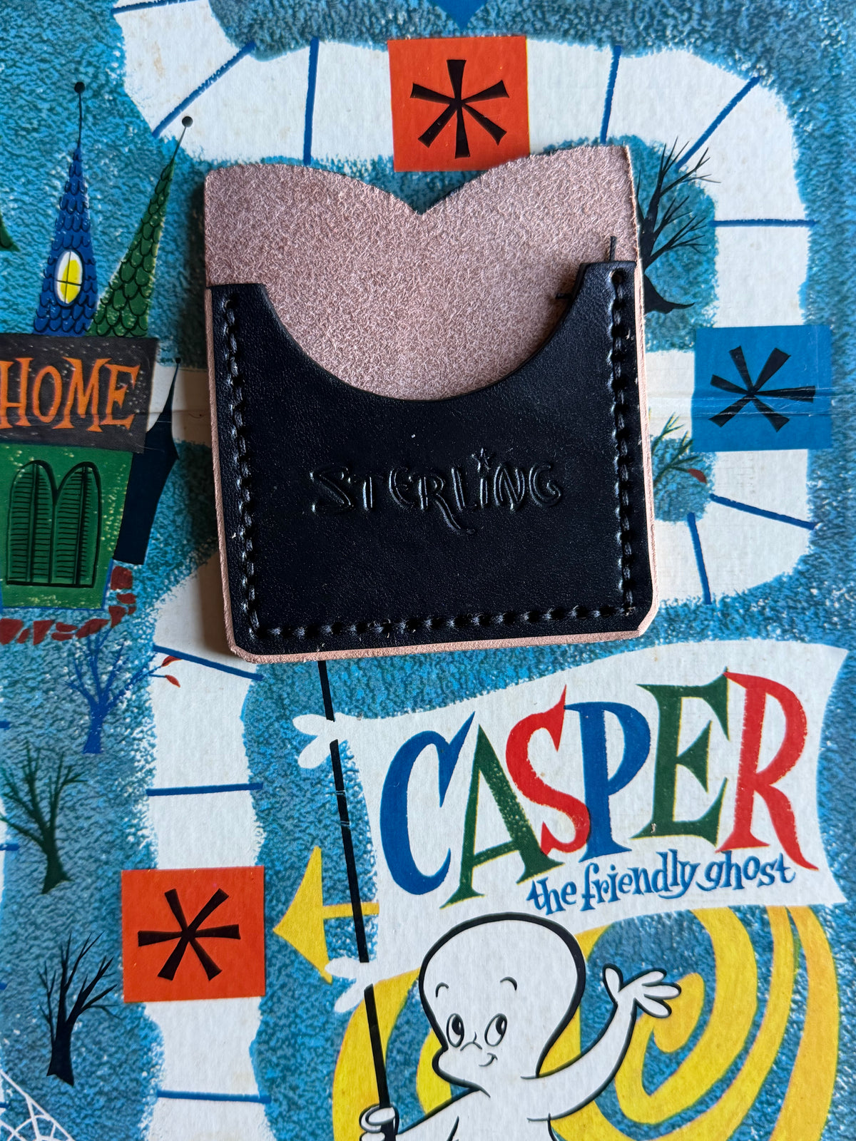 Casper & Wendy hit the broom Card Holder