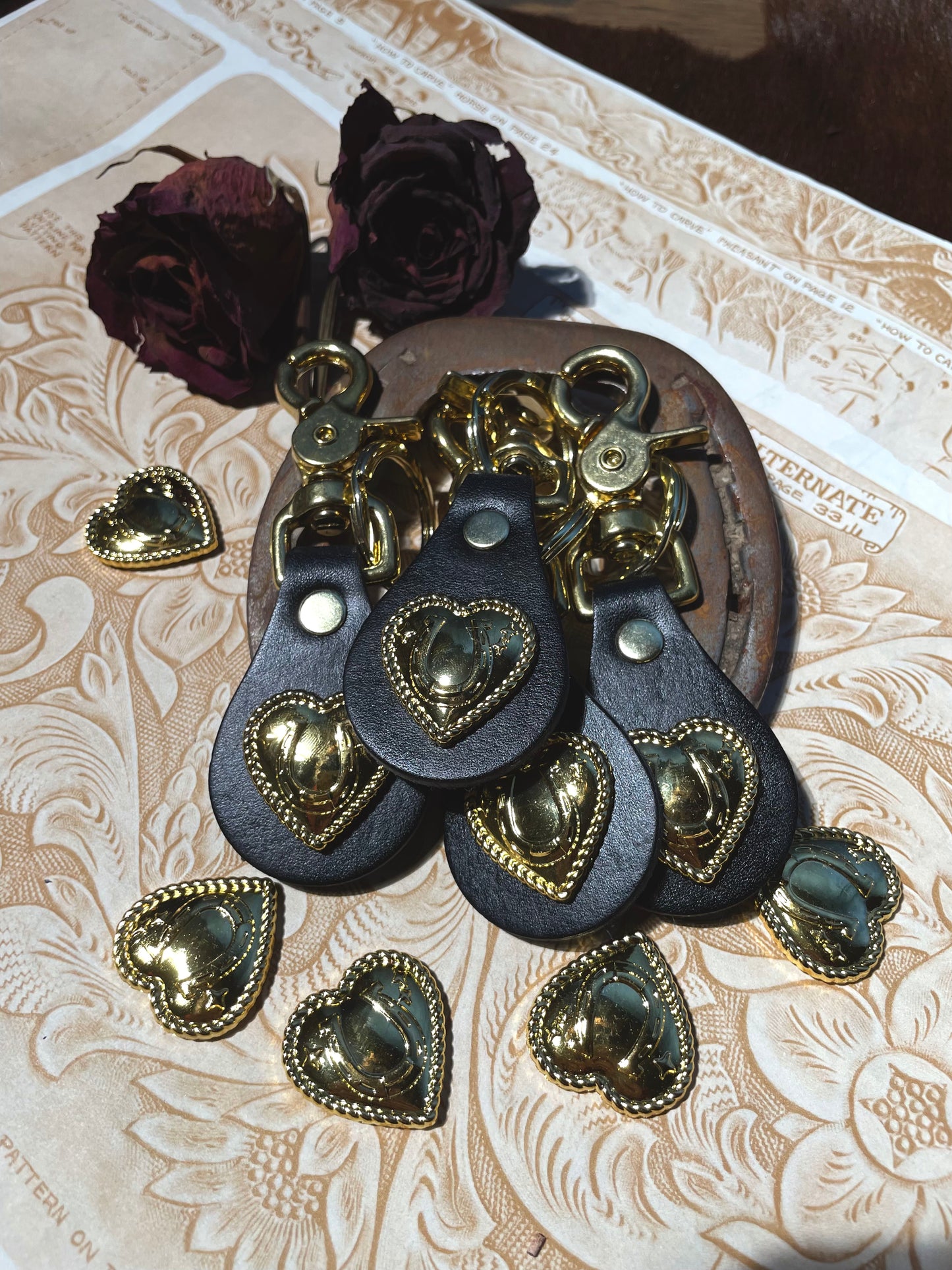 Dime Store Mini Key Fob Chain with Brass