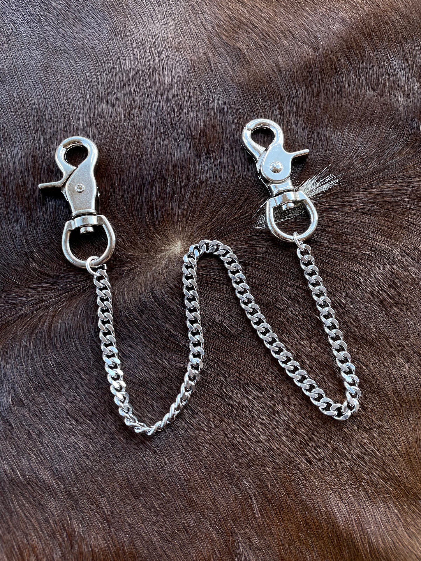 Made for You- Joan Hip Chain in Brass Nickle